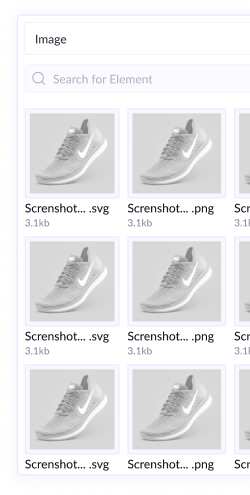 Image assets panel