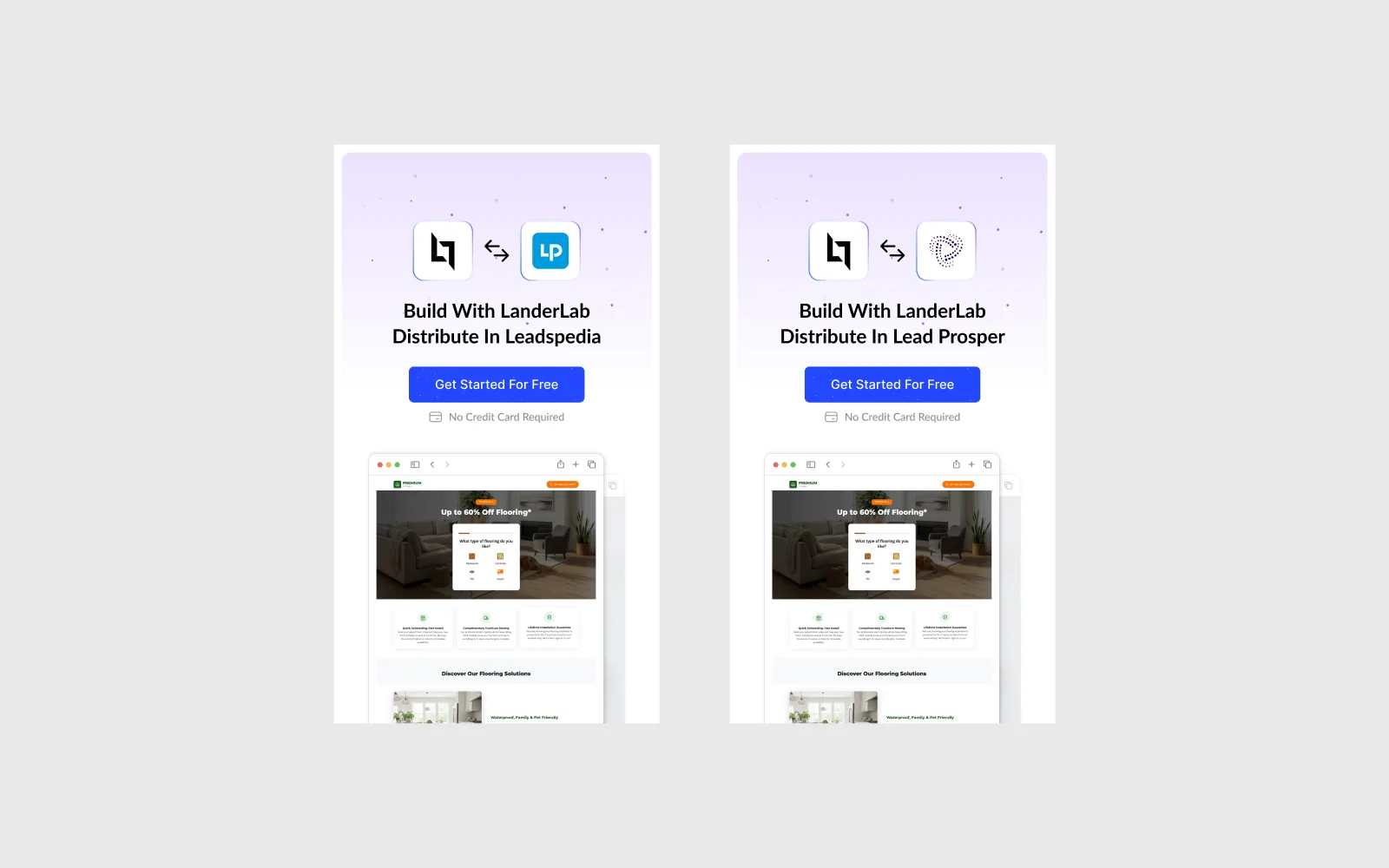 LanderLab × Leadpages · story ads, Story-format ads for LanderLab × Leadpages.