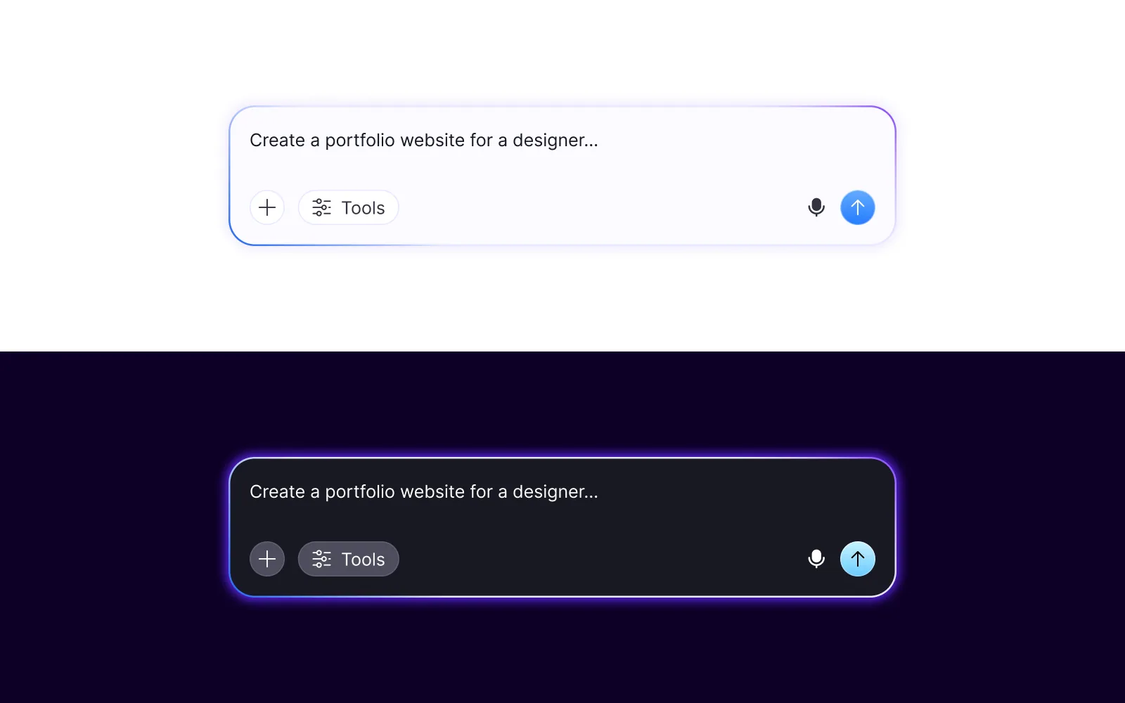 Composer · AI chat input, The smallest component with the biggest job.